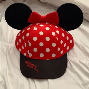 Disney Accessories - Disneyland Minnie Mouse baseball hat with ears Disney Accessories - Disneyland Minnie Mouse baseball hat with ears